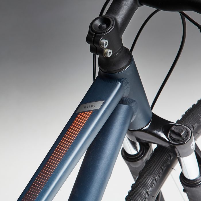 BICICLETA DE TREKKING RIVERSIDE 500 AZUL ESCURO