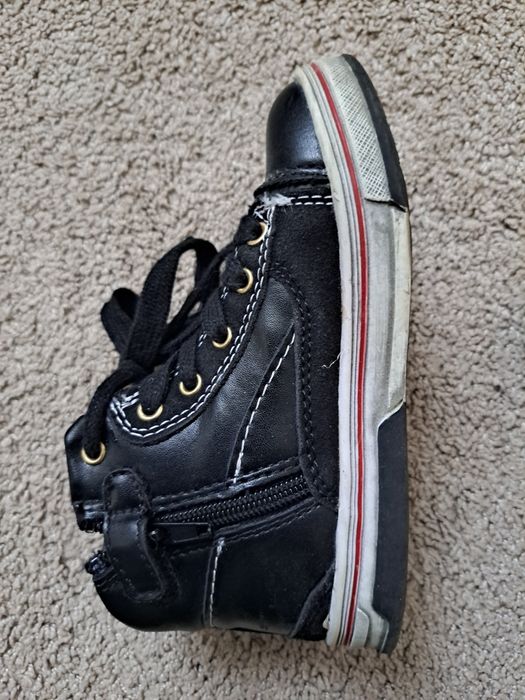 Czarne buty ocieplane dla dziewczynki,. American Club, 27 cm