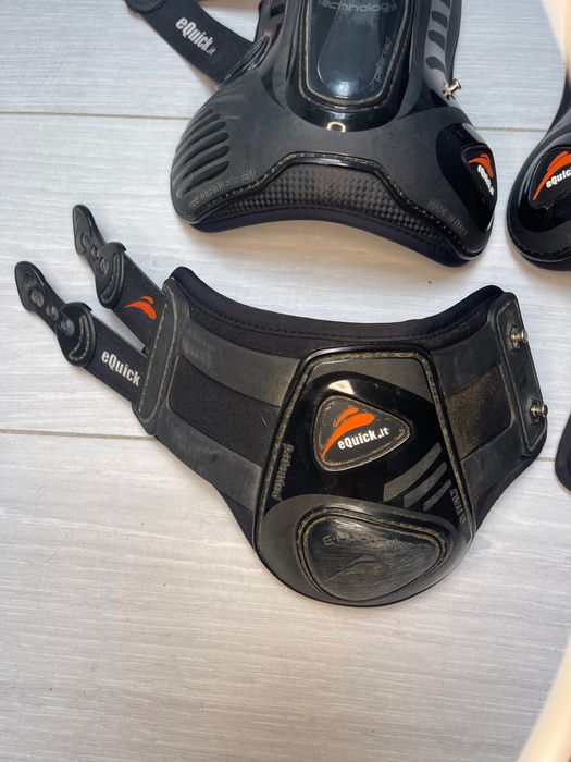 Ochraniacze eSCHOCK LEGEND przód+tył M black EQUICK