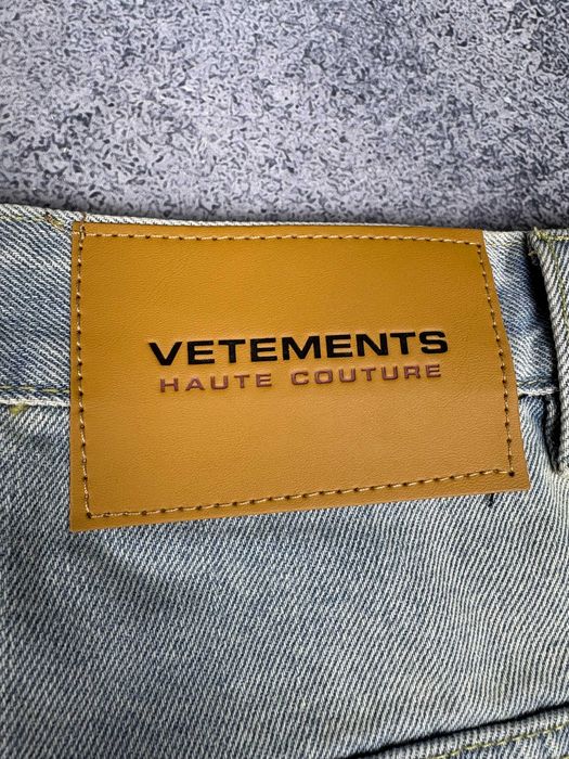 Джинси Vetements широкі ветмо джинсы баленсиага balenciaga