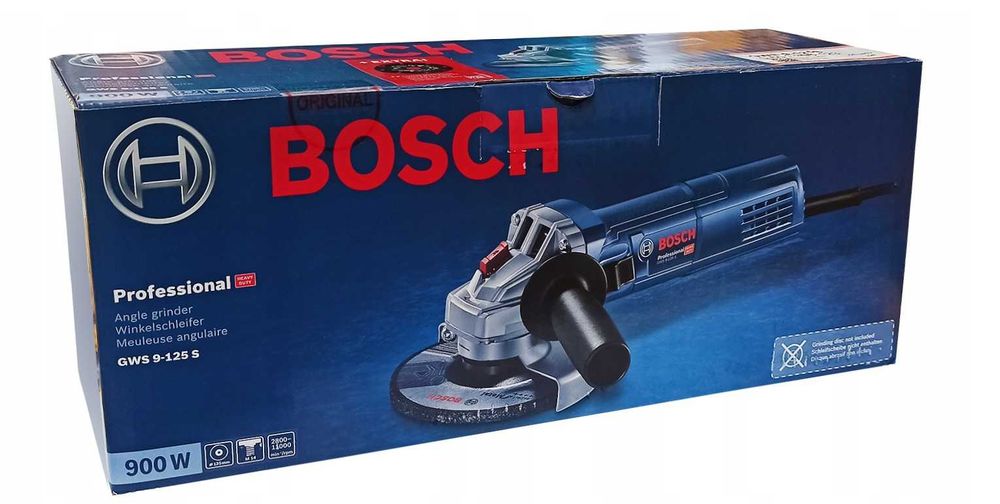 Wydajna SZLIFIERKA KĄTOWA Lekka Mocna Kątówka Bosch 125mm (GRATIS)