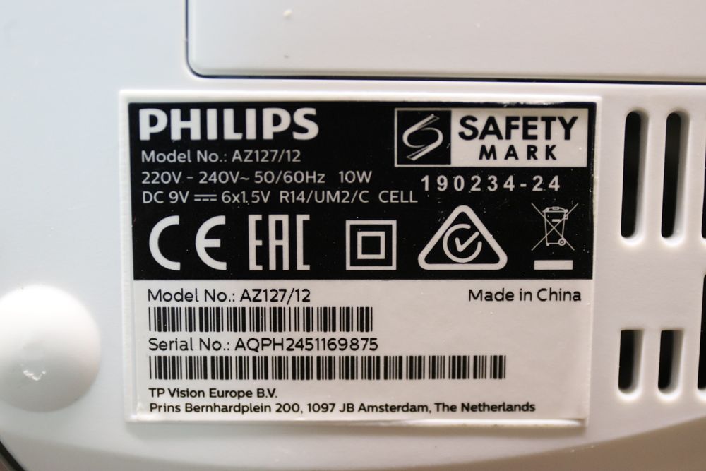 Philips  AZ 127/12  FM , CD , tape