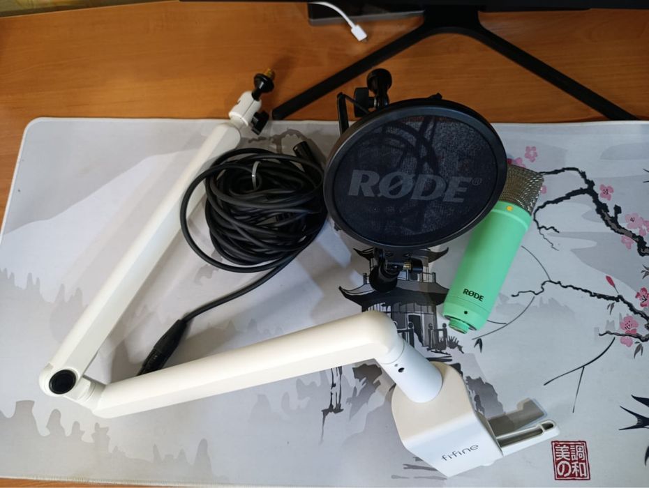 Rode nt 1 + кронштей fifine Ідеальний стан
