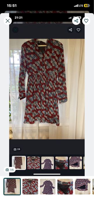 Платье Trendy Brands, стильное, цветочный принт, свободный крой