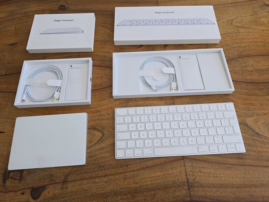 Klawiatura Apple Magic 2 (A1644) + Trackpad Apple (A1535)