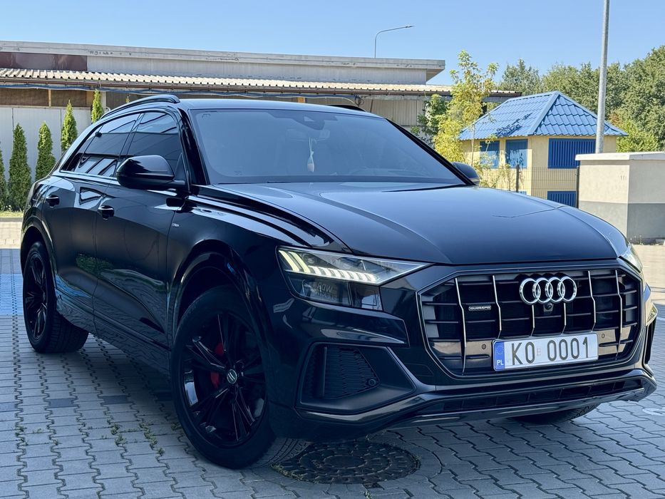 Audi Q8 50 TDI Quattro 286KM | 2019 | Salon PL | Bezwypadkowy | FULL LED Matrix | 360° | TOP stan
