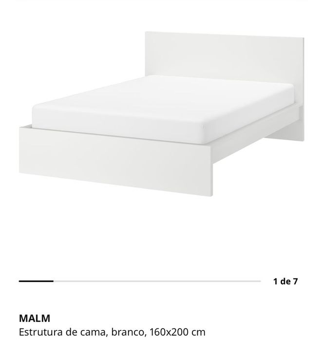 Cama casal MALM IKEA