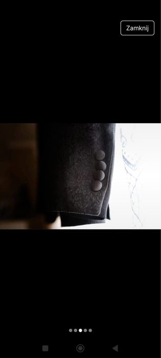 Garnitur/Smoking ślubny