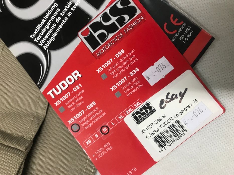 Kurtka Motocyklowa Tekstylna NOWA IXS Outlet M Beżowa KHAKI SALE %%