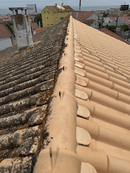 Lavagem de telhados e hidrofugacao