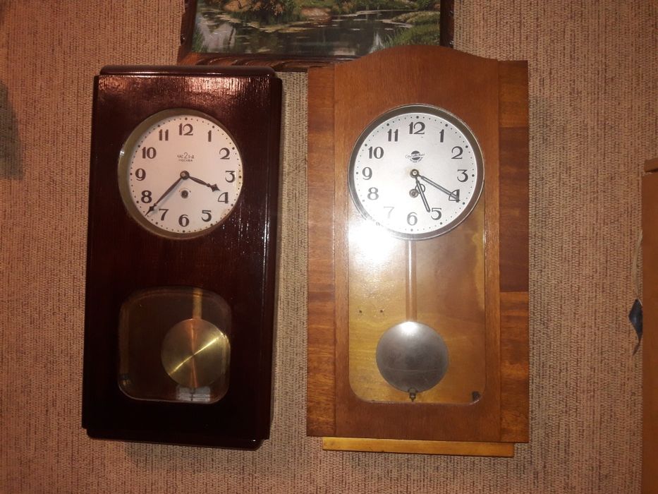 Старинные часы СССР 40- 50 годов, раритет. Рабочие.