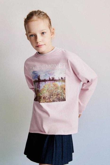 Реглан ZARA лонгслів футболка з довгим рукавом 6 7 8 9  р