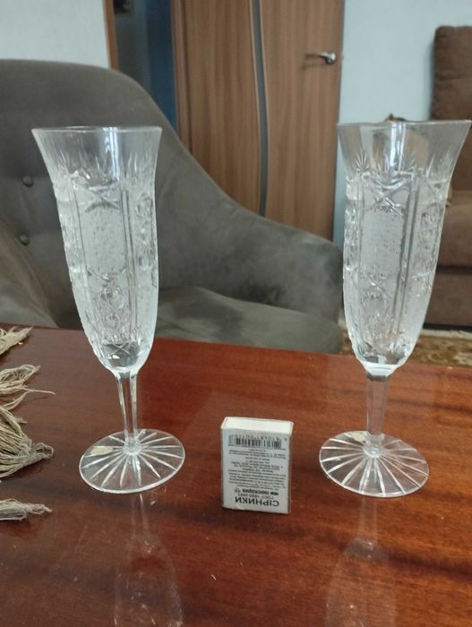 Продам кришталеві фужери, ГДР
