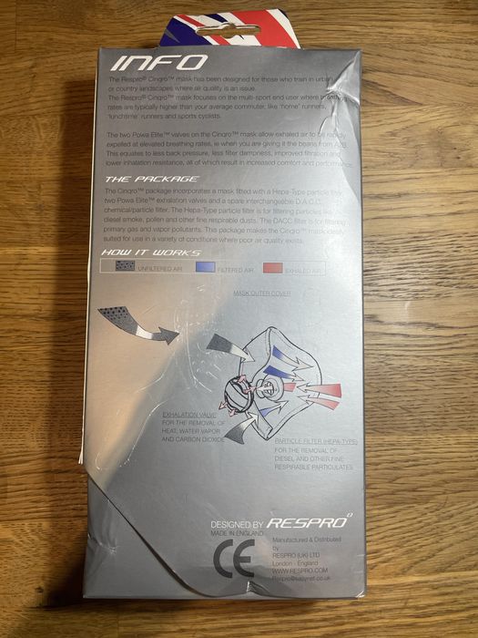 Maska antysmogowa Respo Cinqro
