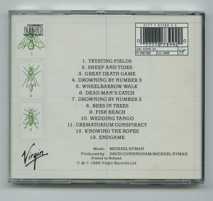 Banda sonora "Drowning by Numbers" - Michael Nyman