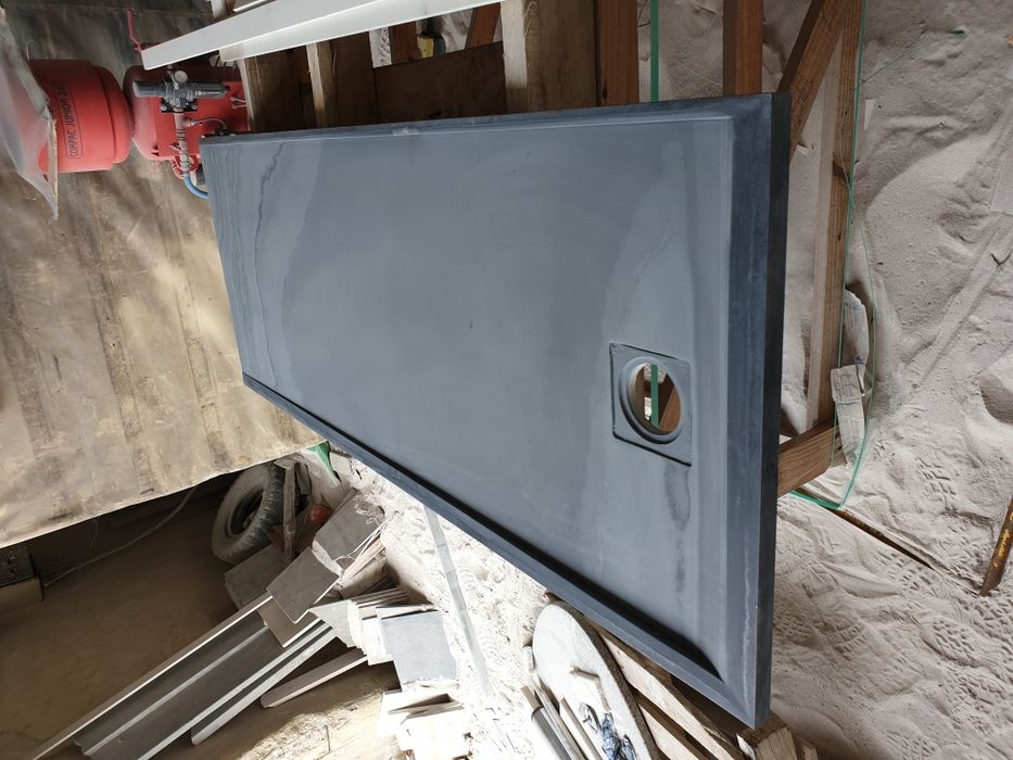 Xisto preto base de duche