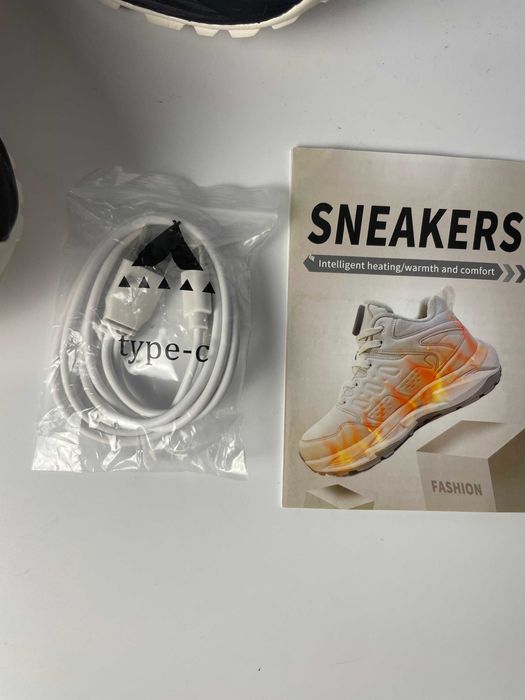 Ogrzewane sneakersy podgrzewane na zimę trapery buty zimowe [910]