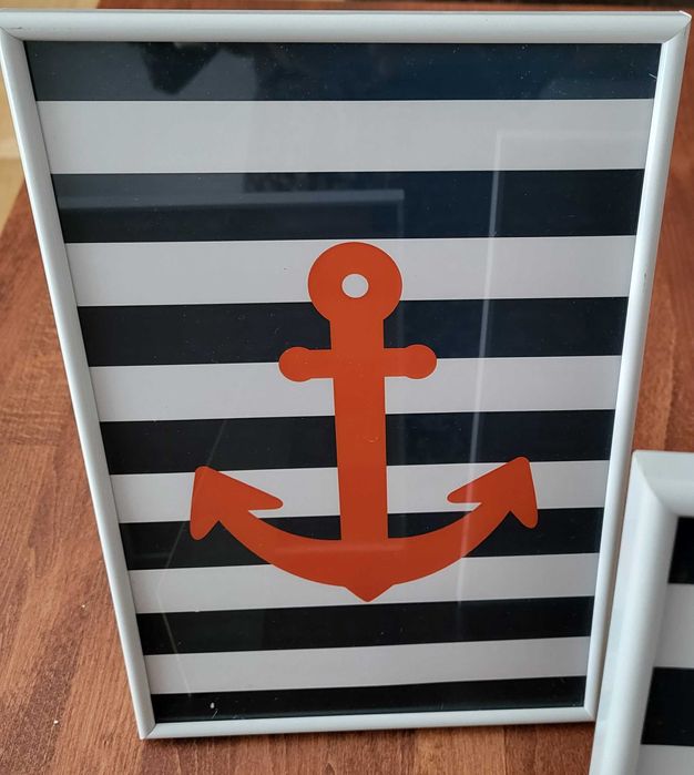 Ramki z obrazami marynistycznymi 3szt