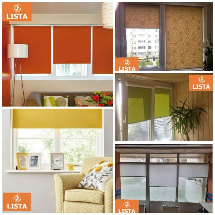 Тканевые ролеты (рулонные шторы) от производителя