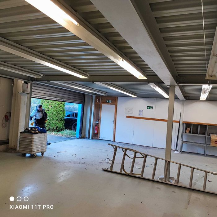 Konstrukcja stalowa hali 120 m – kompletna konstrukcja z demontażu – hala magazynowa / produkcyjna / rolnicza