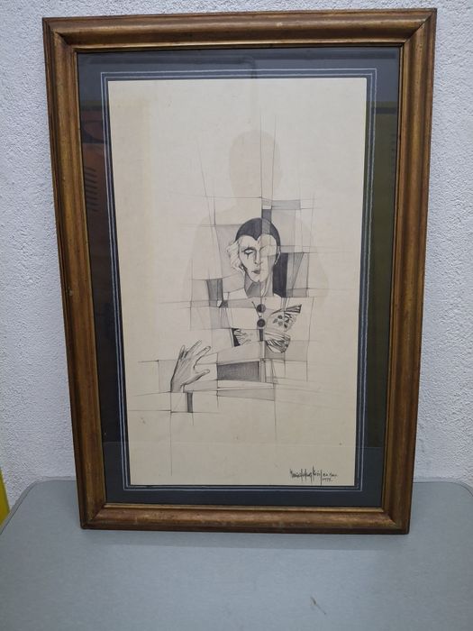 Quadro pintura Maria Helena Reis