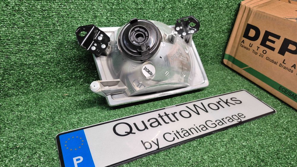 Otica Farol Esquerdo Ford Transit MK3 1985 a 1992 Ref. 431-1125L-LD-E NOVO DEPO