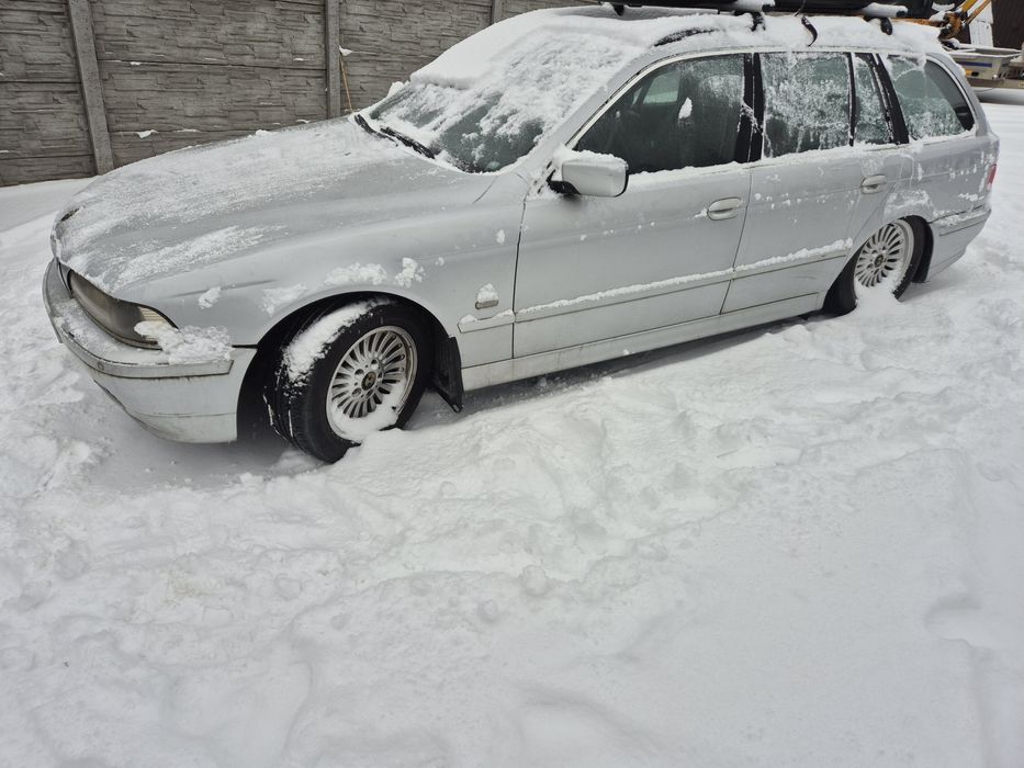 Drzwi lewe tylne kompletne bez rdzy Bmw e39 530dd