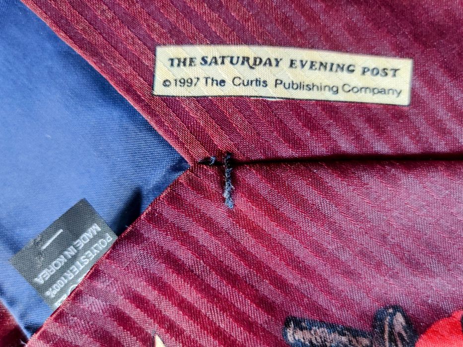 Świąteczny krawat włoski