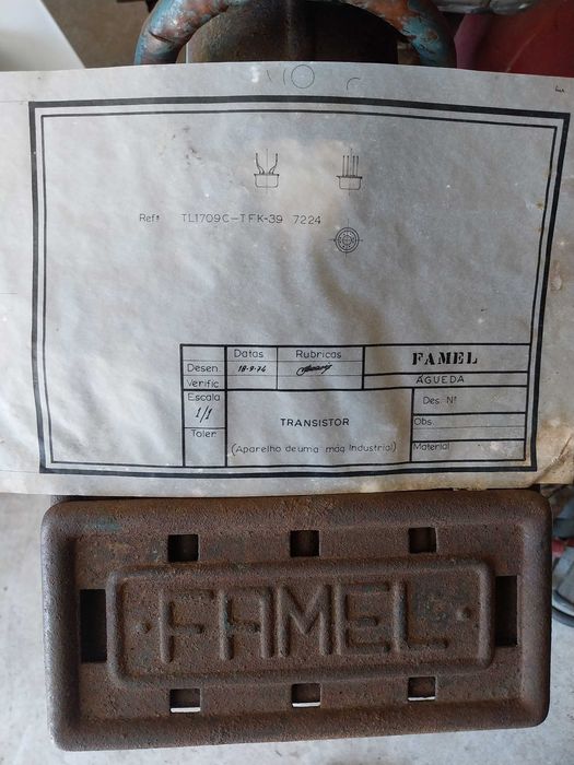 Desenhos de fábrica originais Famel
