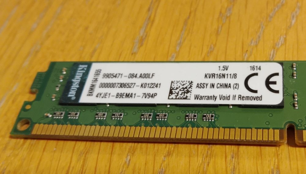 8GB ramu DDR3 Kingston