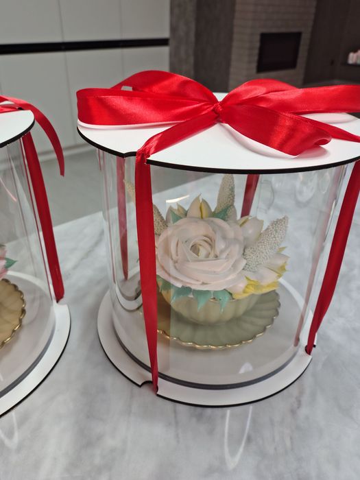 Зефірні букети та коробочки на замовлення, а також чайні пари