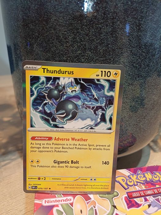 Carta Pokémon Thundurus [Holo] #70