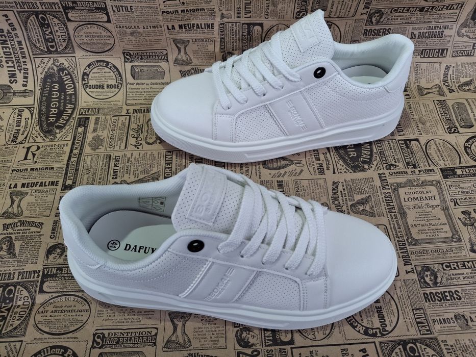 BOKAI фірмові чоловічі білі кеди кросівки белые мужские кеды кроссовки