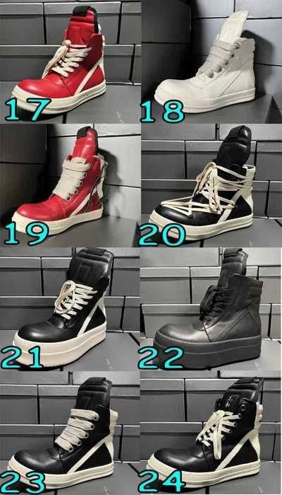 КРАЩА ЯКІСТЬ‼️ Кросівки Rick Owens Geobasket, Chrome Hearts, Pony Hair