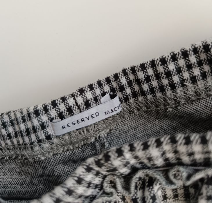 Legginsy w pepitke Reserved 104
