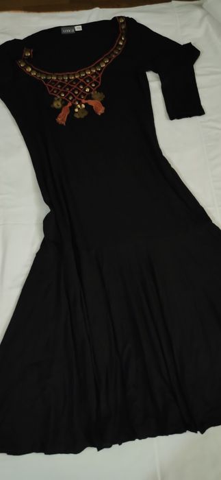 Vestido comprido Venca.