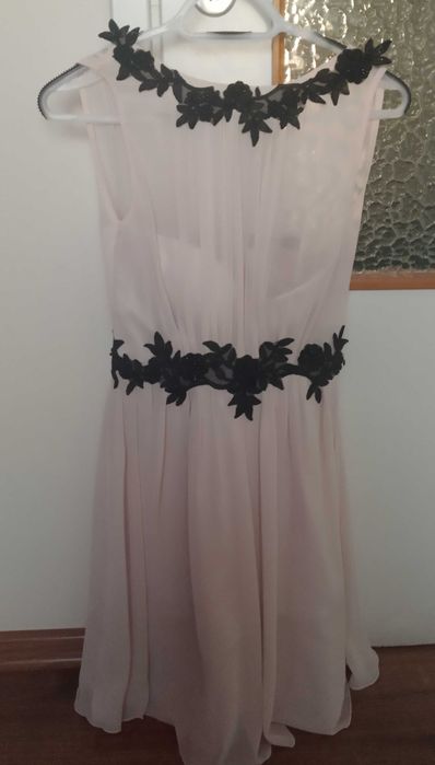 sukienka koktajlowa różowa rozmiar 36/38