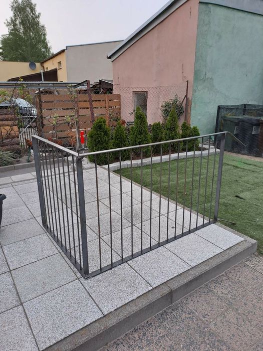 Balustrada malowana proszkowo