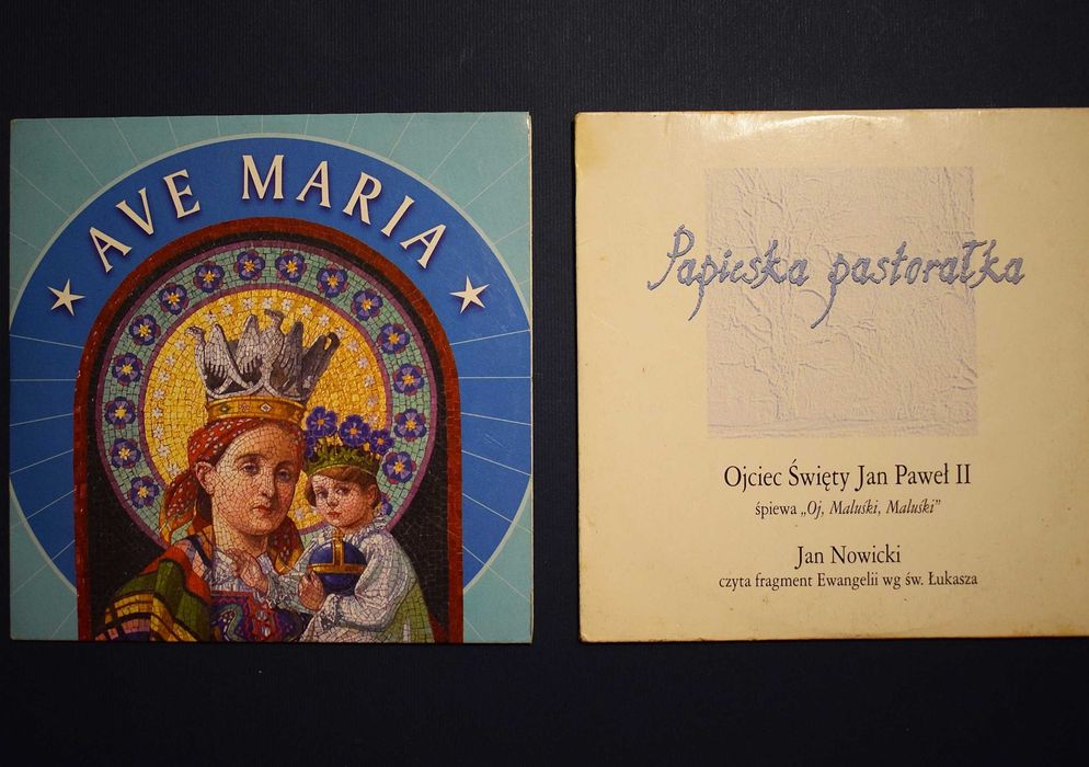 Papieska pastorałka z Ojcem Świętym, Janem Pawłem II + „Ave Maria