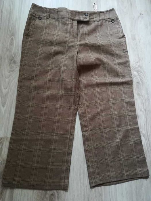 Spodnie Rybaczki brązowe MAXIMA