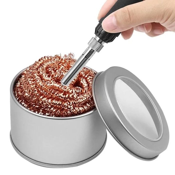 Ferro de soldar a estanho com regulador de temperatura - novo