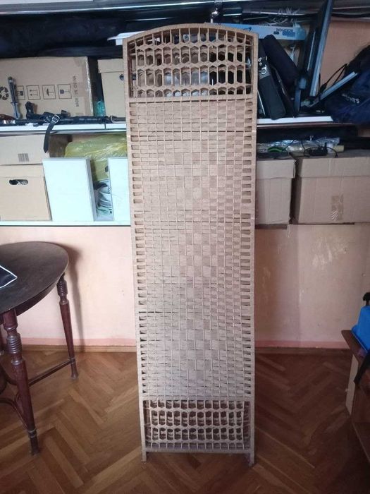 Parawan składany ścianka działowa, 2 sztuki (150cm i 180cm) Boho retro
