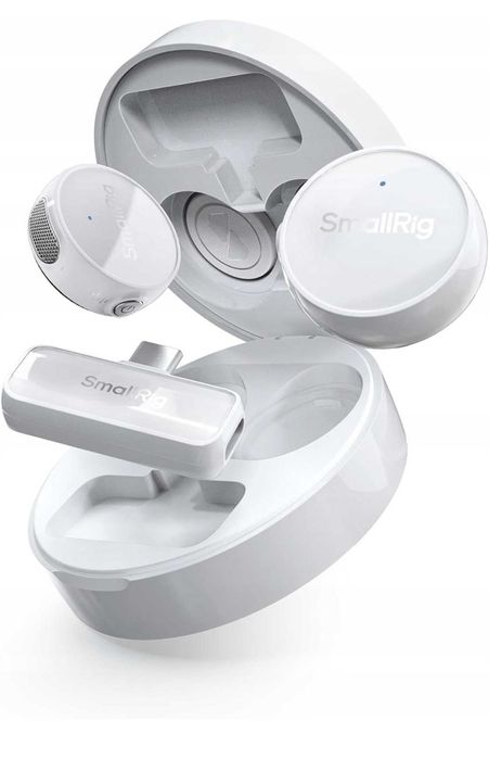 SmallRig S60 Mikrofon USB-C Biały 44h iPhone Android Nagrywanie