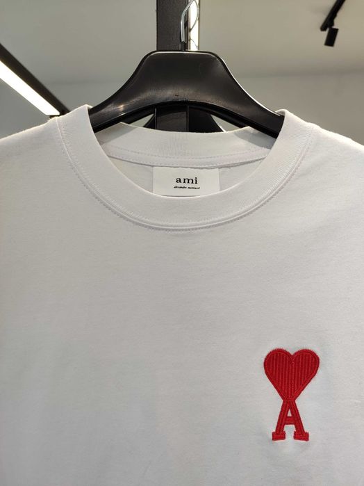 AMI DE COEUR Tシャツ ホワイトコーヒー　2025AW現行 ベージュ コットン Ami de Coeur Tシャツ ホワイトコーヒー | AMI PARIS