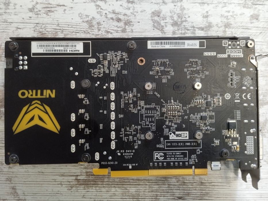 Видеокарта сапфира radeon RX 460 4GB