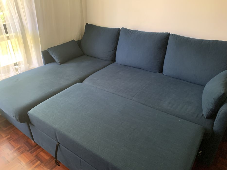 Sofa cama com chaise longue (oportunidade)