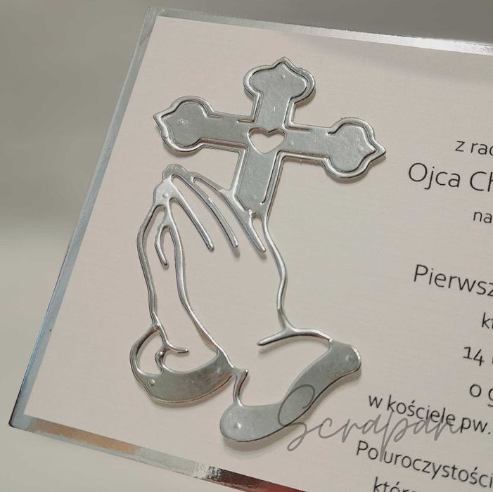 Zaproszenie na Pierwszą Komunię Świętą, komunijne