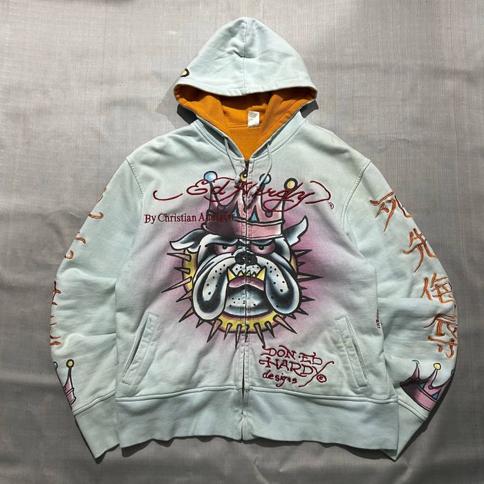 00’s Archive Ed Hardy スカルジップパーカー アーカイブ ed hardy zip - купити товари моди та стилю - Ціна на OLX.ua