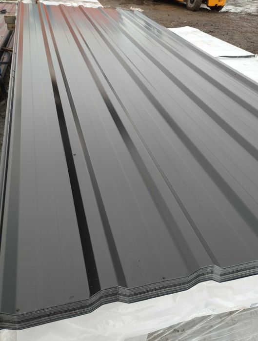 Blacha trapezowa t14 t18 9005 połysk na dach, garaż, wiatę, gruba 0,55mm
