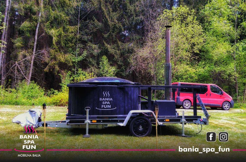 mobilna Balia 6 osobowa + przyczepa uchylna